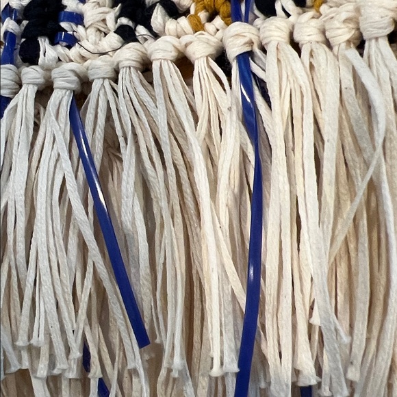 Tory Burch Yellow and Blue Patterned Midi Skirt - Picture 11 of 14